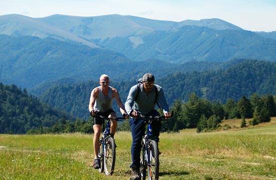 Mountain Cycling Trip through Slovak Mountains from High Tatras to Banska Stiavnica
