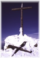 Symbolic cross on Dumbier peak