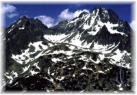 Winter path in Tatras Hills