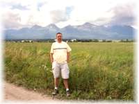 Rich Letrent and panorama of the High Tatras