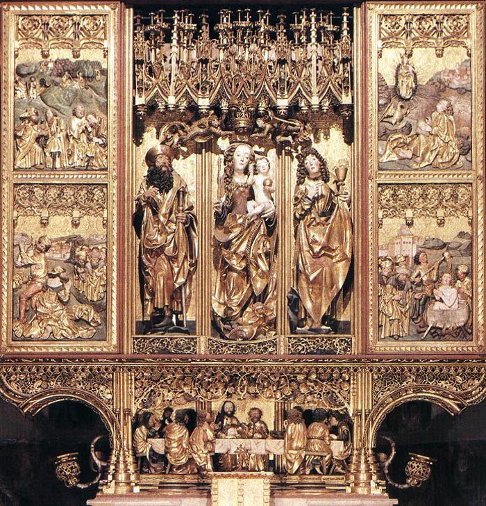 Altar of master Paul in Levoca