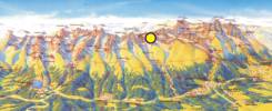 Map of Bradavica Peak Trekking Tour with Mountain Guide