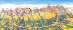 Map of Ganek Peak Trekking Tour  with Mountain Guide
