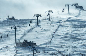 Ski slope in Jasna