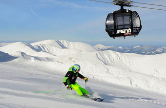 Skiing in Jasna