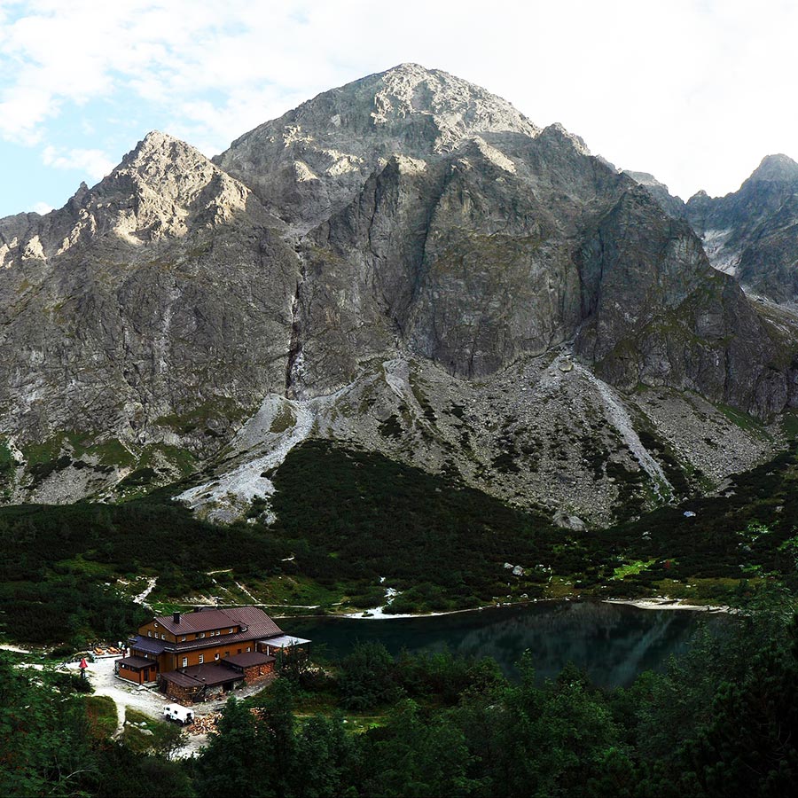 High Tatras - Green lake, Kezmarsky peak