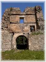 Zvolen town - Ruins of Pusty castle - the biggest castle in the Europe - 7,6 ha